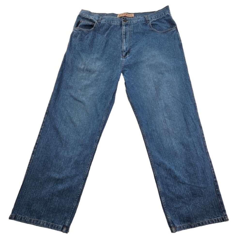 Nevada Jeans Men's 44x32 Medium Wash Straight Leg Relaxed Fit EUC‎ 100% Cotton